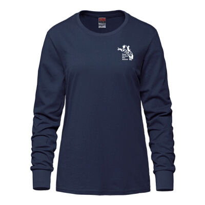 RING SPUN Cotton Long Sleeve Crewneck - Ladies Thumbnail
